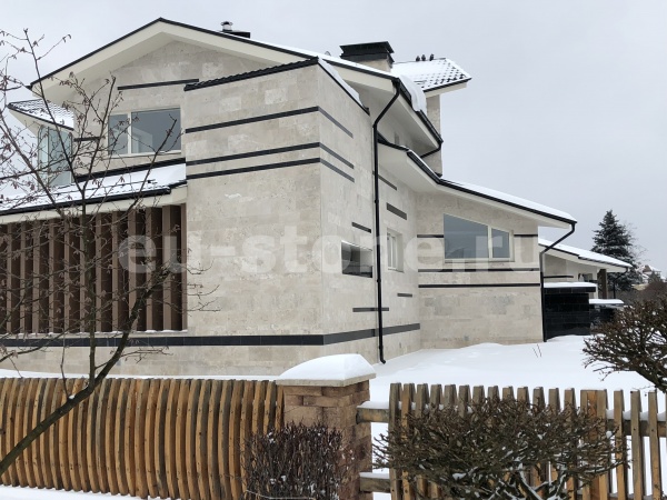 Облицовка плиткой из доломита