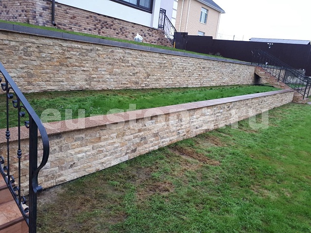 Облицовка доломитом