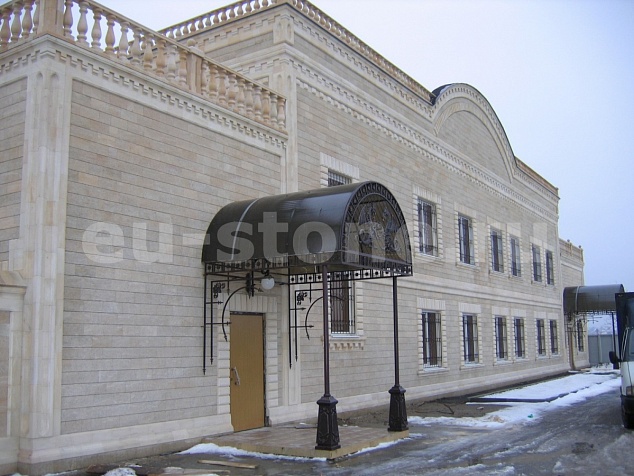 Облицовка натуральным ракушечником