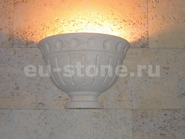 Облицовка дома ракушечником