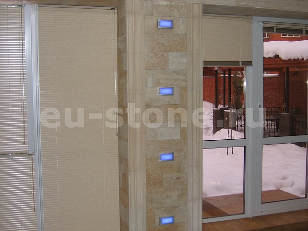 Облицовка дома ракушечником