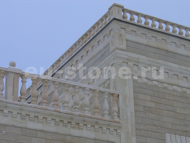 Облицовка натуральным ракушечником