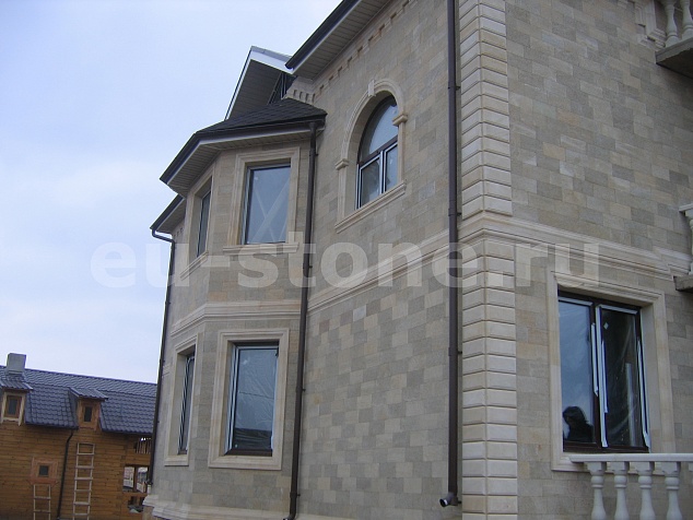 Ракушечник для облицовки фасада