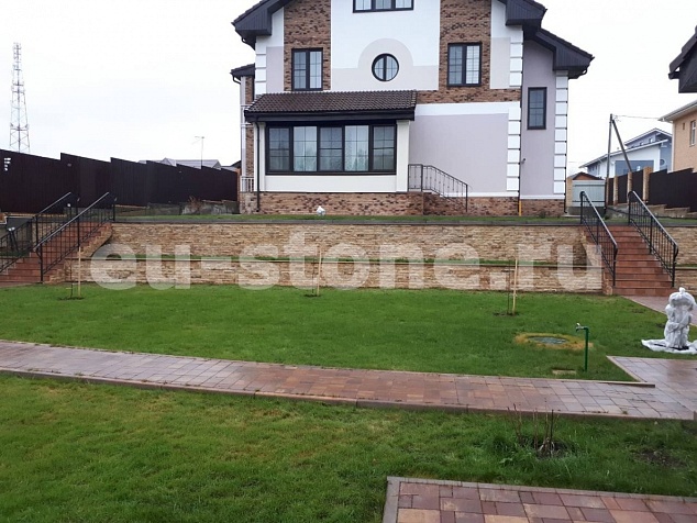 Облицовка доломитом