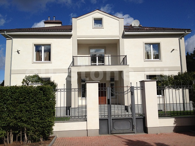 Облицовка фасада известняком