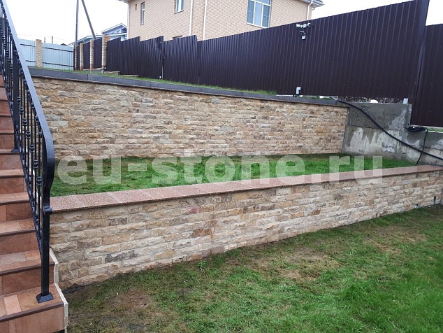 Облицовка доломитом