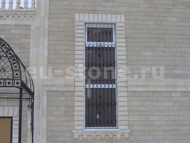 Облицовка натуральным ракушечником