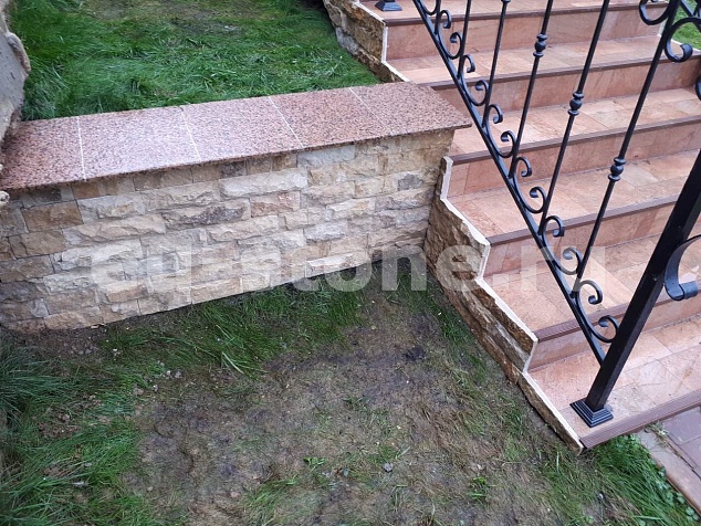 Облицовка доломитом