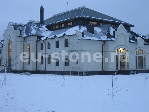 Отделка дагестанским камнем