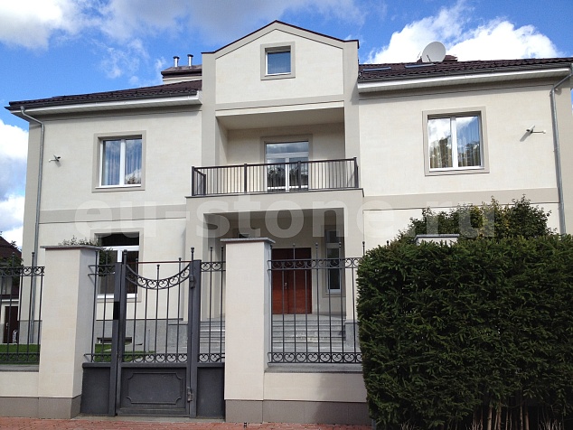 Облицовка фасада известняком