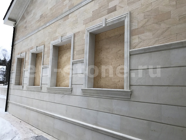 Фасад в известняке